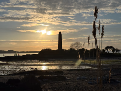 Pencil at Sunset