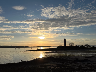 Sunset and Sails